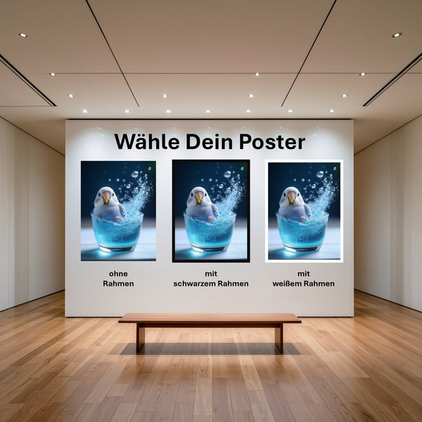Poster Lebendige Freiheit mit und ohne Rahmen