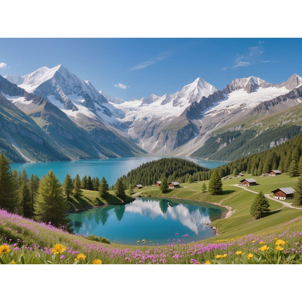 Hauptbild Berglandschaft mit See