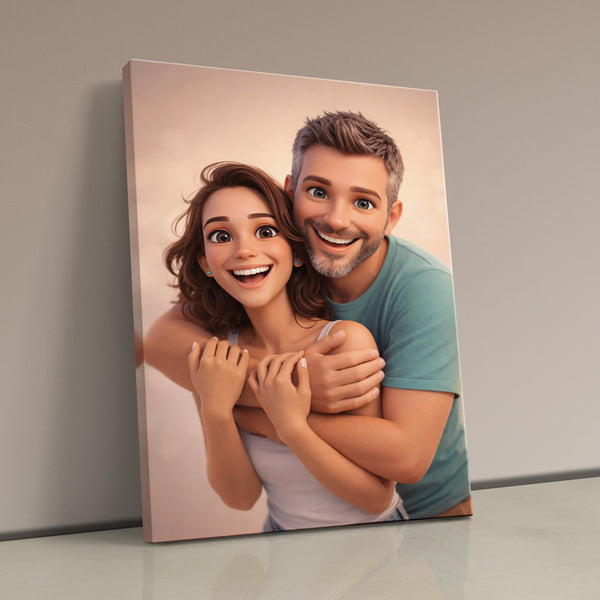 Dein Lieblingsfoto als KI-Kunstwerk - personalisierte Leinwand
