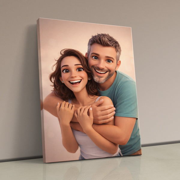 Dein Lieblingsfoto als KI-Kunstwerk - personalisierte Leinwand