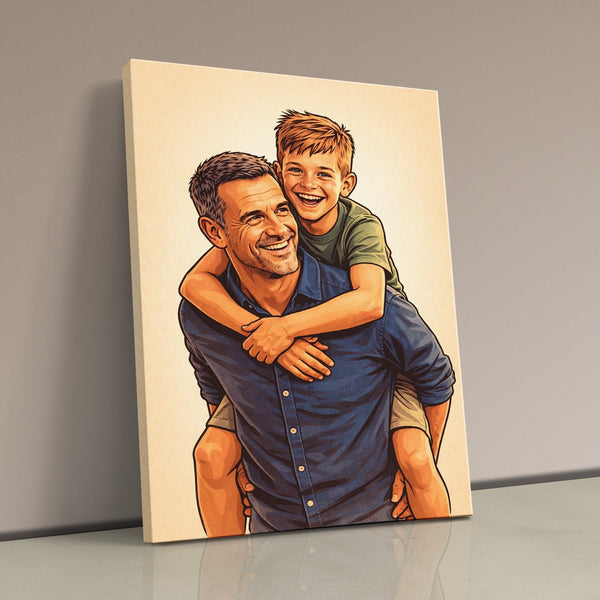 Dein Lieblingsfoto als KI-Kunstwerk - personalisierte Leinwand