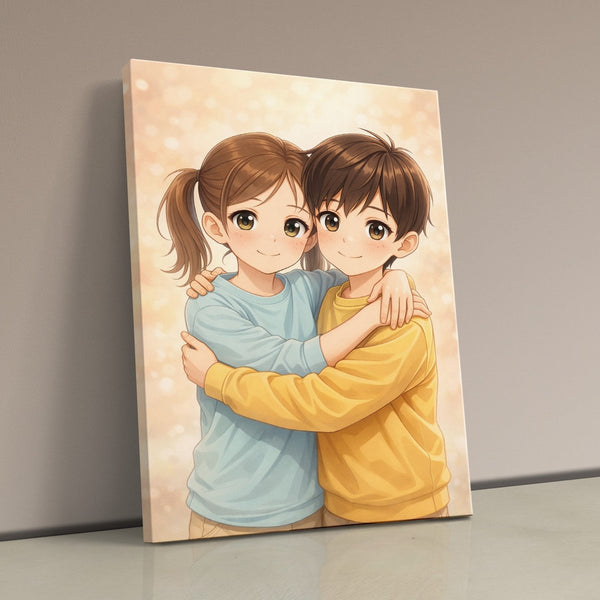 Dein Lieblingsfoto als KI-Kunstwerk - personalisierte Leinwand