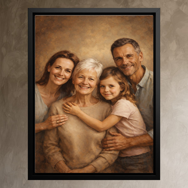 Dein Lieblingsfoto als KI-Kunstwerk - personalisierte Leinwand
