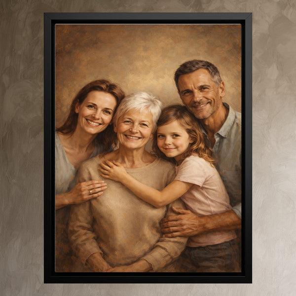 Dein Lieblingsfoto als KI-Kunstwerk - personalisierte Leinwand
