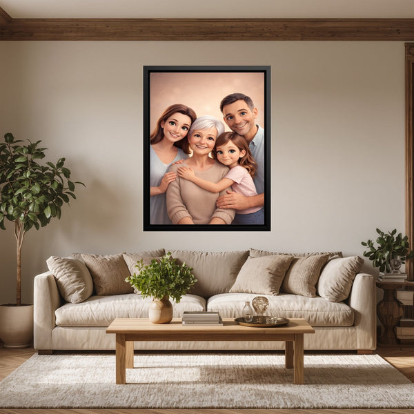 Dein Lieblingsfoto als KI-Kunstwerk - personalisierte Leinwand