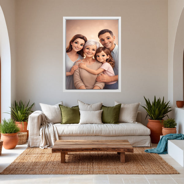 Dein Lieblingsfoto als KI-Kunstwerk - personalisierte Leinwand