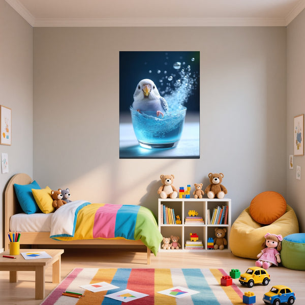 Leinwandbild Lebendige Freiheit fuer Kinderzimmer Hochformat