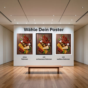 Poster Kulinarische Harmonie mit und ohne Rahmen
