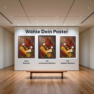 Poster Kulinarische Harmonie mit und ohne Rahmen