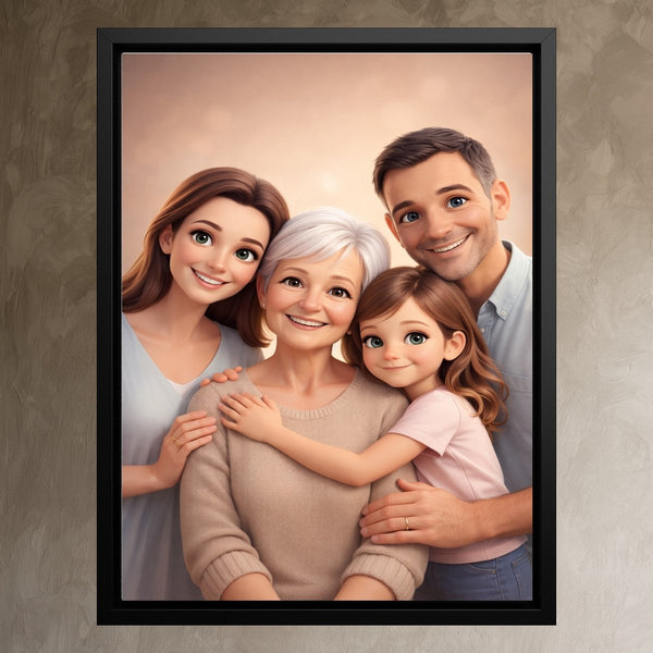 Dein Lieblingsfoto als KI-Kunstwerk - personalisierte Leinwand