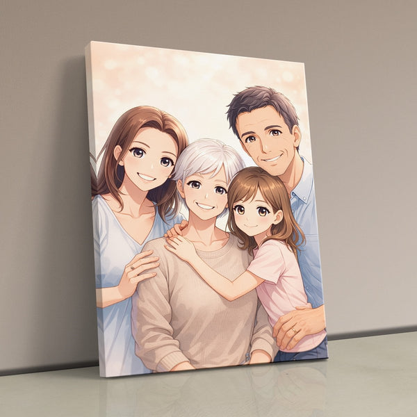 Dein Lieblingsfoto als KI-Kunstwerk - personalisierte Leinwand