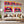 Groessenvergleich Leinwandbild Bunte Lippen B-00014 Querformat