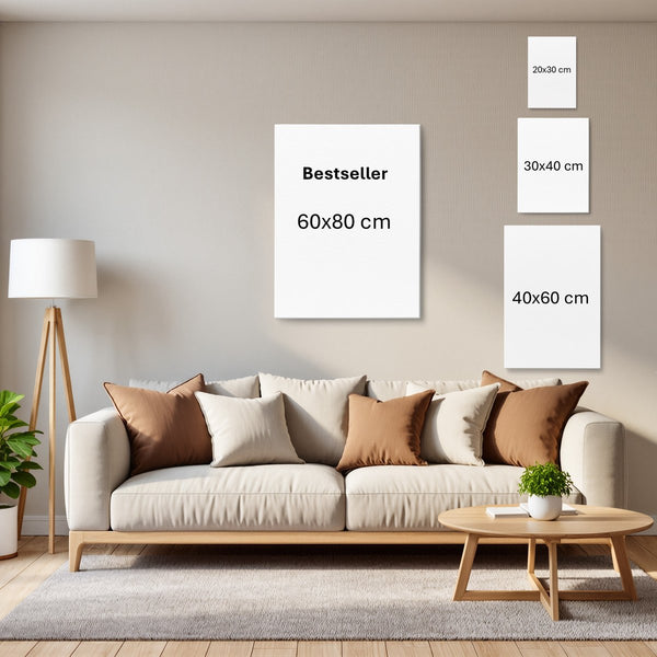 Dein Foto als Comic-Heldin - personalisiertes Wandbild auf Leinwand