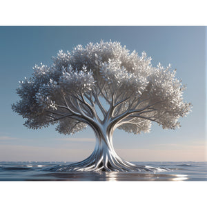 Hauptbild Silberner Baum im Wasser