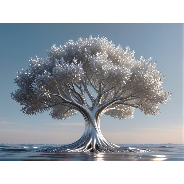 Hauptbild Silberner Baum im Wasser