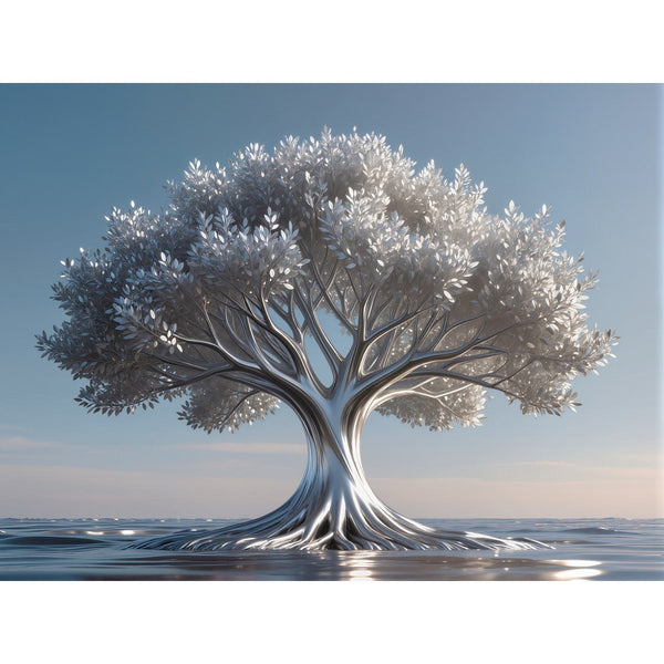 Hauptbild Silberner Baum im Wasser