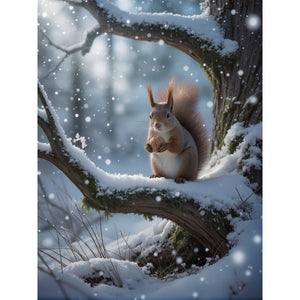 Hauptbild Winterliche Eichhörnchenfreude