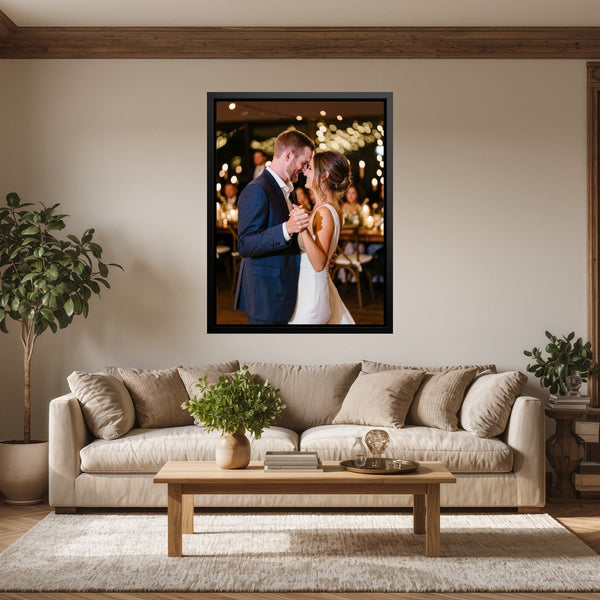 Dein Lieblingsmoment auf Leinwand - personalisierte Fotoleinwand im Querformat
