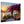 Wandbild Sonnenuntergang mit Bougainvillea auf Leinwand