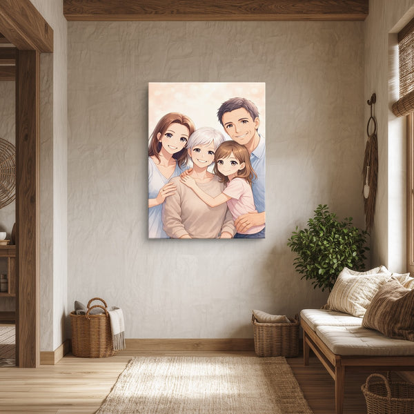 Dein Lieblingsfoto als KI-Kunstwerk - personalisierte Leinwand