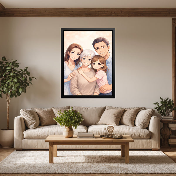 Dein Lieblingsfoto als KI-Kunstwerk - personalisierte Leinwand