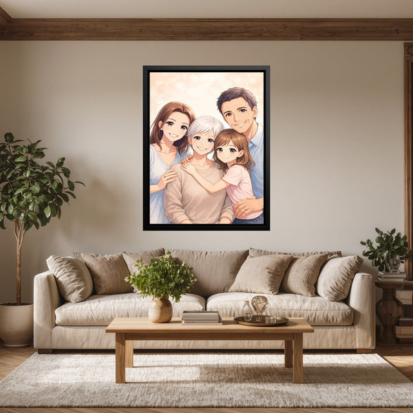 Dein Lieblingsfoto als KI-Kunstwerk - personalisierte Leinwand