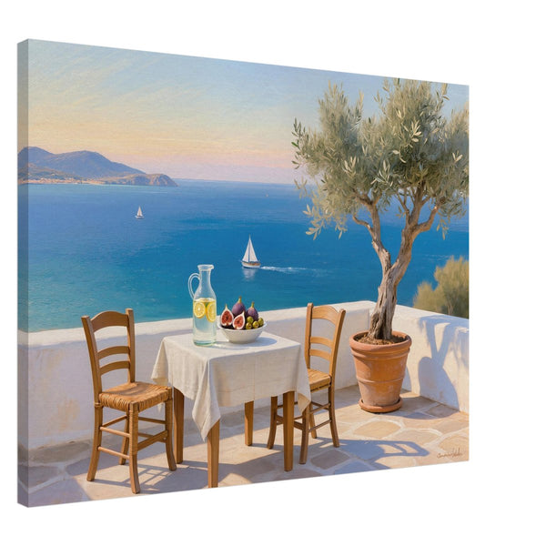 Wandbild Mediterrane Traumlandschaft auf Leinwand