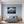 Leinwandbild Astronaut im Weltall fuer Schlafzimmer blau Querformat