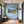 Leinwandbild Berglandschaft mit See fuer Flur und Eingang blau Querformat