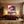 Leinwandbild Bunte Lippenkunst fuer Schlafzimmer warmeFarben Querformat