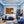 Leinwandbild Herbstliche Landschaft am Wasser fuer Jugendzimmer blau Querformat