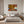 Leinwandbild Herbstliche Landschaft am Wasser fuer Schlafzimmer grauoderbeige Querformat