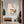 Leinwandbild Kaffeegenuss in Perfektion fuer Flur und Eingang grauoderbeige Hochformat
