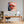 Leinwandbild Kunstvolle Lippen fuer Buero und Arbeitszimmer warmeFarben Quadrat