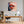 Leinwandbild Kunstvolle Lippen fuer Buero und Arbeitszimmer warmeFarben Quadrat