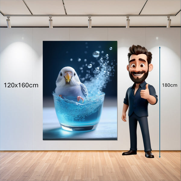 Leinwandbild Lebendige Freiheit 120x160 cm Hochformat