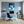 Leinwandbild Lebendige Freiheit fuer Buero und Arbeitszimmer blau Hochformat
