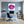 Leinwandbild Lebendige Lippen fuer Buero und Arbeitszimmer blau Quadrat