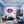 Leinwandbild Lebendige Lippen fuer Jugendzimmer blau Quadrat