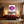 Leinwandbild Lebendige Lippen fuer Schlafzimmer warmeFarben Quadrat