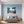 Leinwandbild Mediterrane Aussicht fuer Schlafzimmer blau Querformat