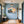 Leinwandbild Musik und Wellen fuer Flur und Eingang blau Querformat
