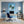 Leinwandbild Traumhafte Natur im Seifenblasen-Motiv fuer Buero und Arbeitszimmer blau Quadrat