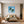 Leinwandbild Traumhafte Natur im Seifenblasen-Motiv fuer Schlafzimmer gruen Quadrat