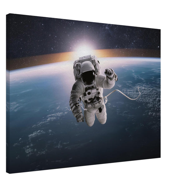 Wandbild Astronaut im Weltall auf Leinwand