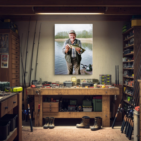 Dein Lieblingsmoment auf Leinwand - personalisierte Fotoleinwand im Hochformat