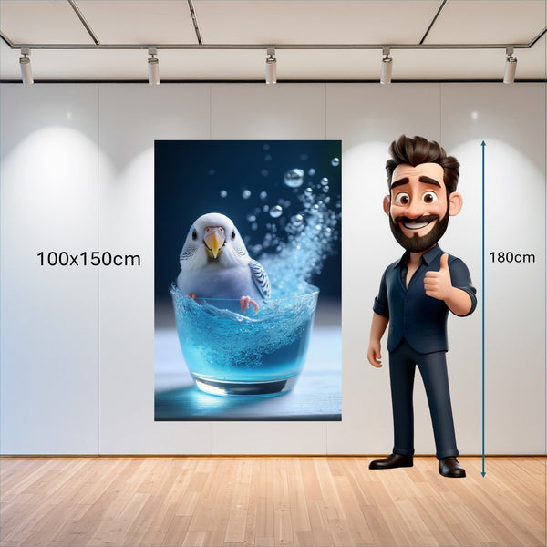 Poster Wandbild 100x150 cm Lebendige Freiheit Hochformat