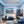 Poster Wandbild Berglandschaft mit See fuer Jugendzimmer blau Querformat