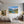 Poster Wandbild Berglandschaft mit See fuer Jugendzimmer gruen Querformat
