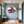 Poster Wandbild Bunte Lippenkunst B-00028 fuer Flur und Eingang blau Querformat